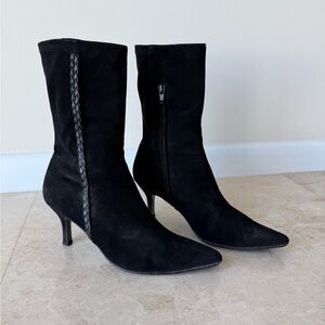 Salvatore Ferragamo Black Heeled Boots